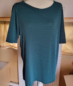 Lularoe blue and black Tee Tshirt NWOT size‎ 3XL